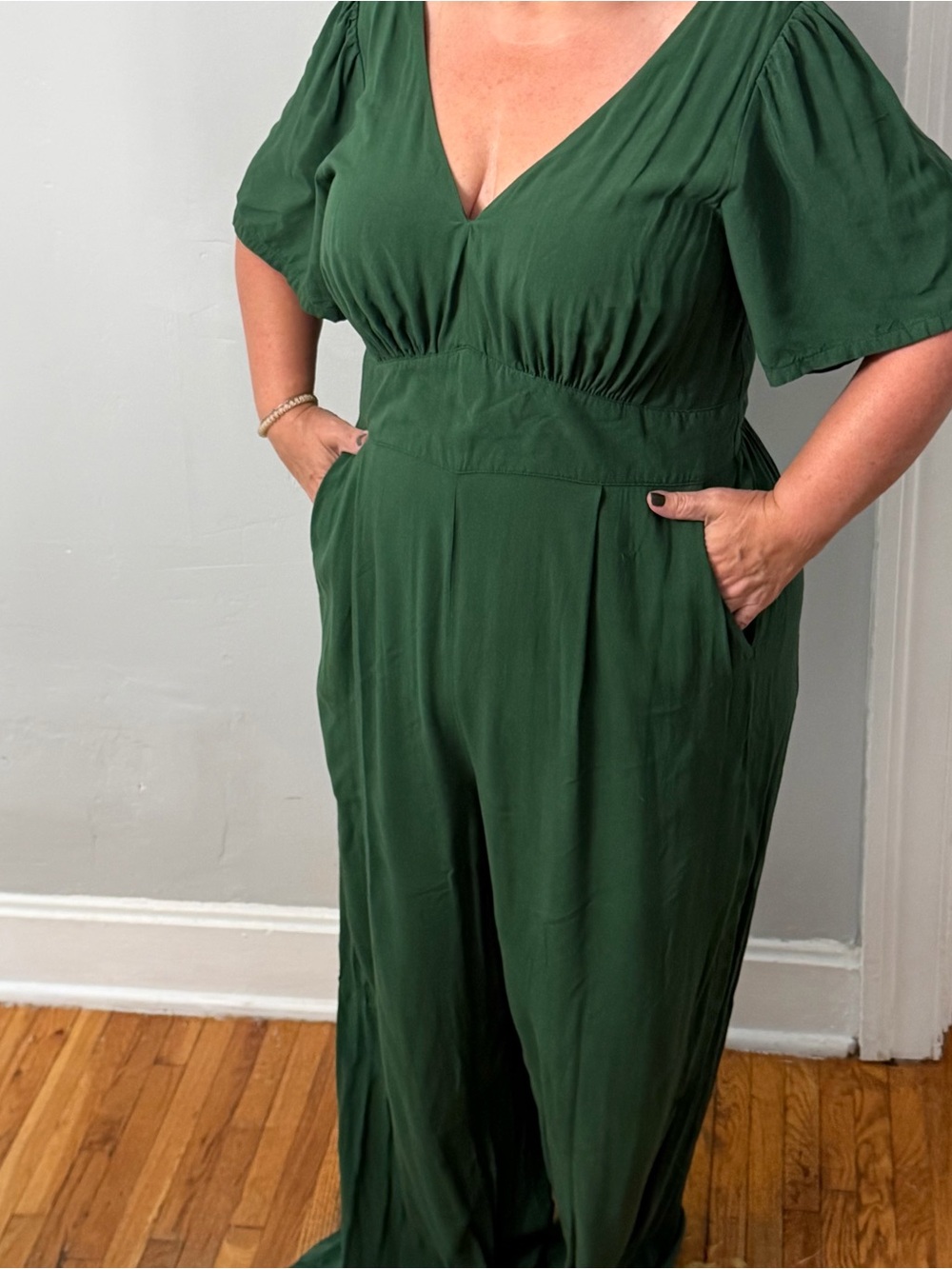 Old Navy Deep Green Jumpsuit - Picture 4 of 10